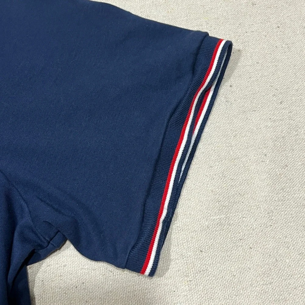 Polo Ralph Lauren Classic Fit Navy Blue Mens Polo Shirt XL Red Pony Logo‎